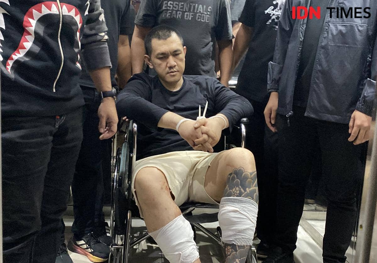 Bandar Narkoba The Doctor Tiba di Bareskrim:   Pakai Kursi Roda