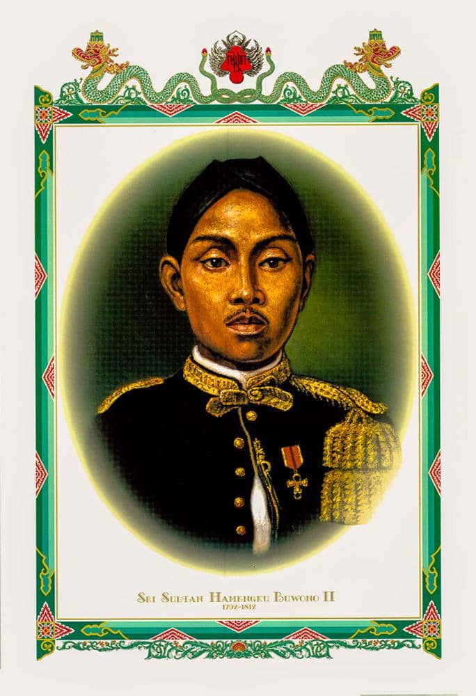 Ilustrasi Hamengku Buwono (HB) II / dok web kratonjogya
