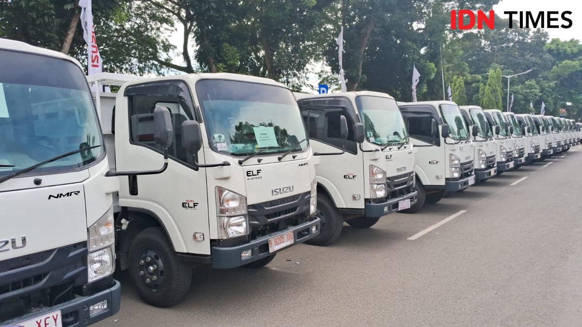 34 Truk Operasional Disalurkan untuk Koperasi Merah Putih di Lebak (Dok. IDN Times/nda)