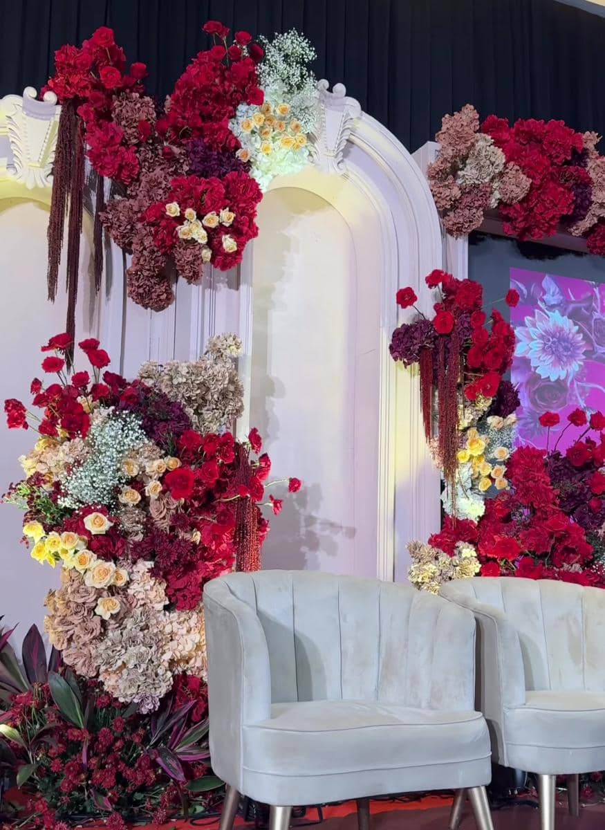 Resepsi pernikahan Cimoy Nuraini