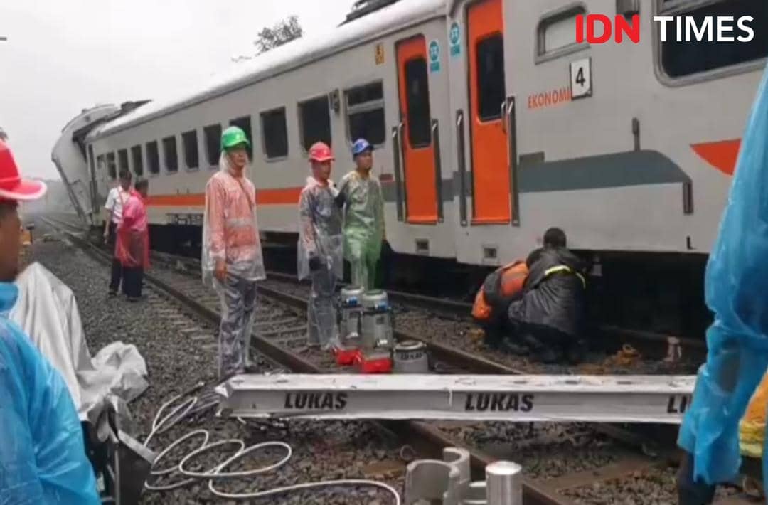 KA Bangunkarta Anjlok di Bumiayu, KAI Rekayasa Perjalanan