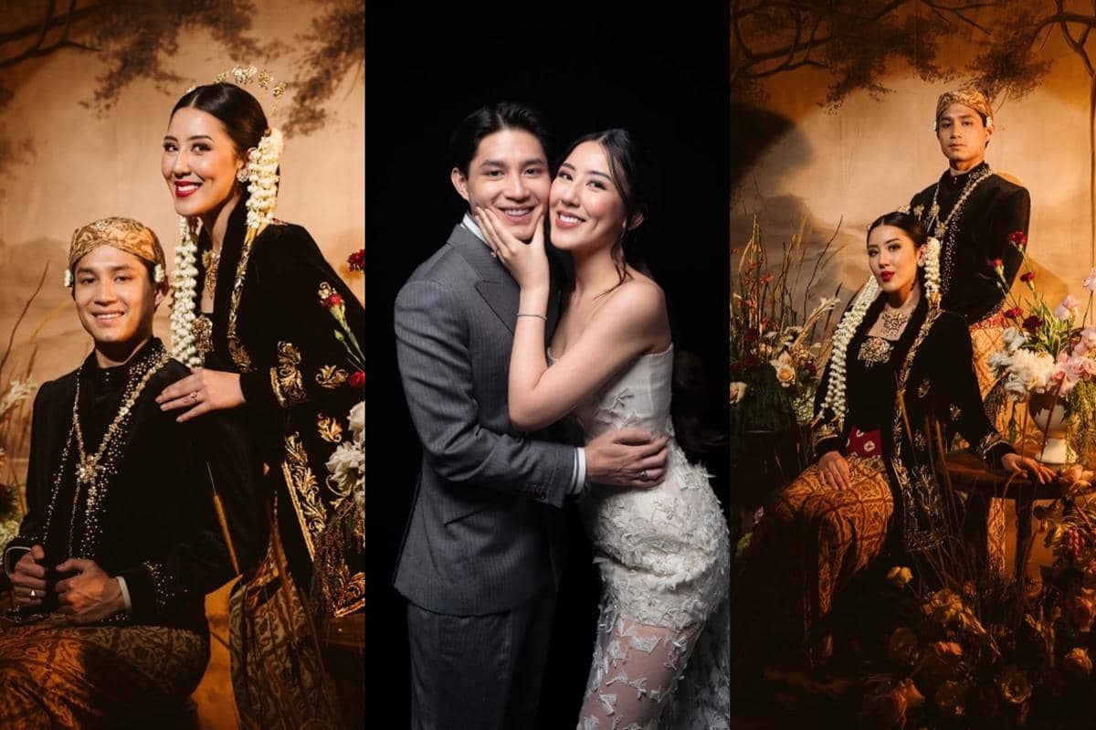 8 Prewed Teuku Rassya-Cleantha, Anggun dalam Adat Jawa Busana Hitam