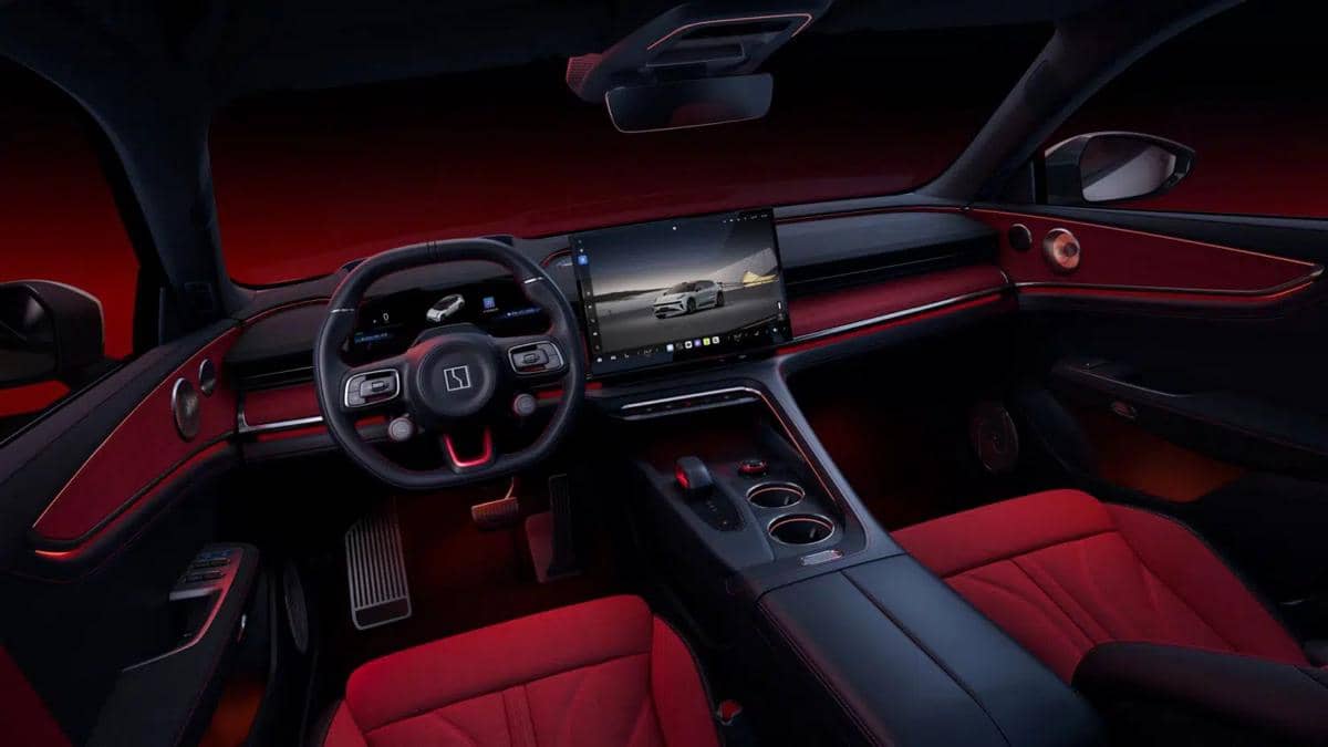 Interior Zeekr 001 edisi spesial