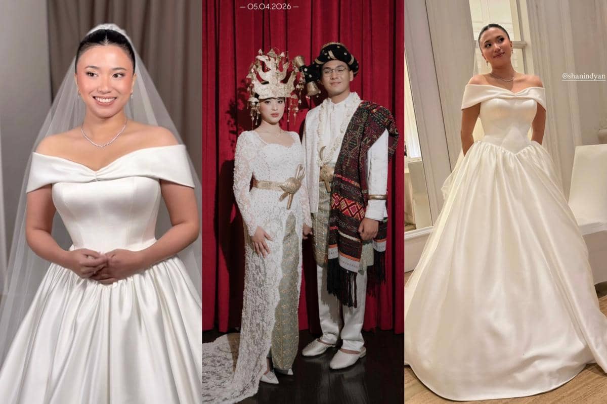 9 Look Pernikahan Edgar Nasution dan Shanindya, Tema Adat dan Modern