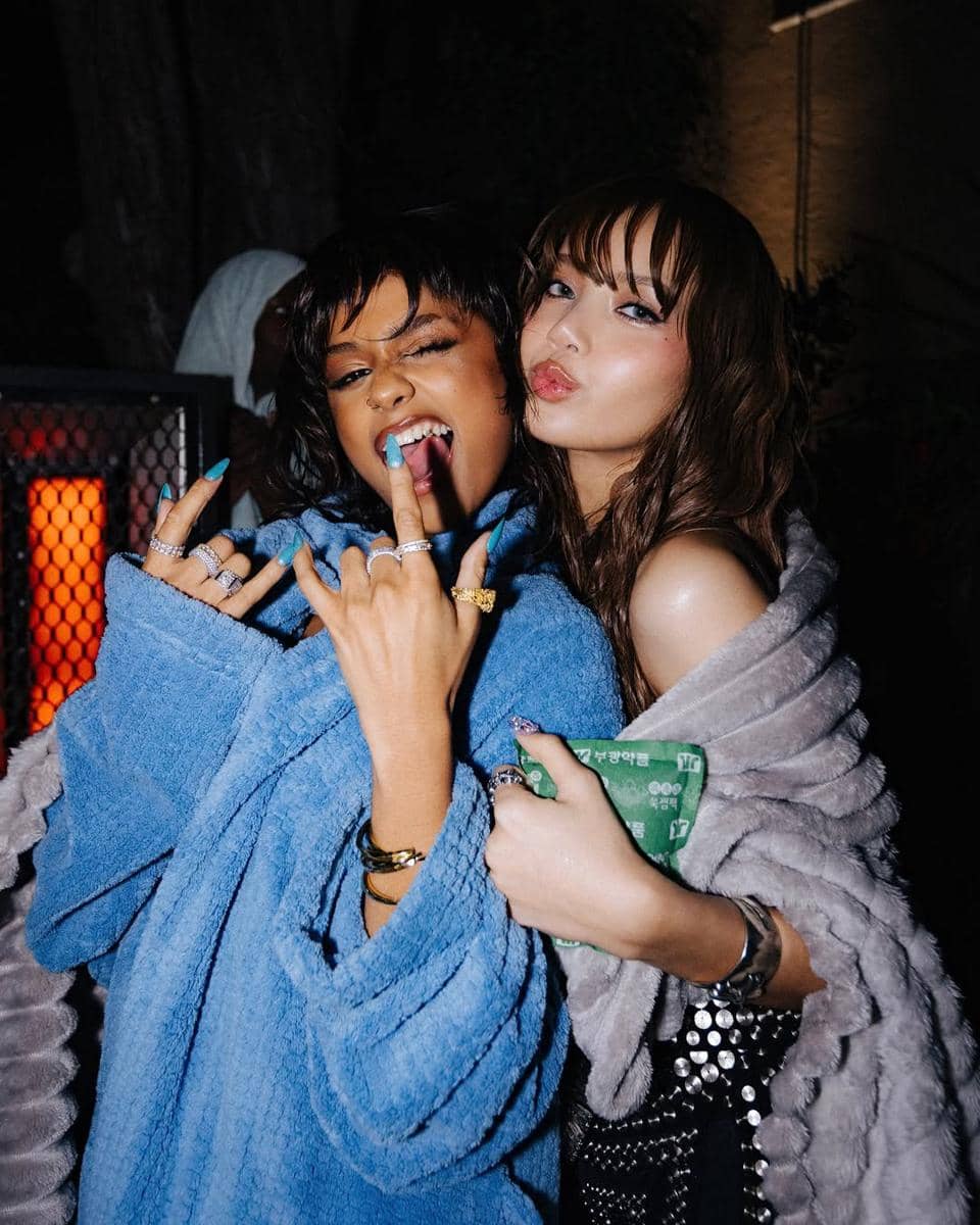 Lisa BLACKPINK dan Tyla 