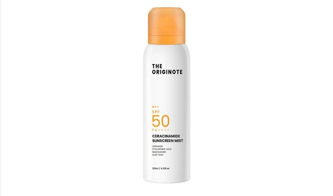 The Originote Ceracinamide Sunscreen Mist SPF 50 PA++++