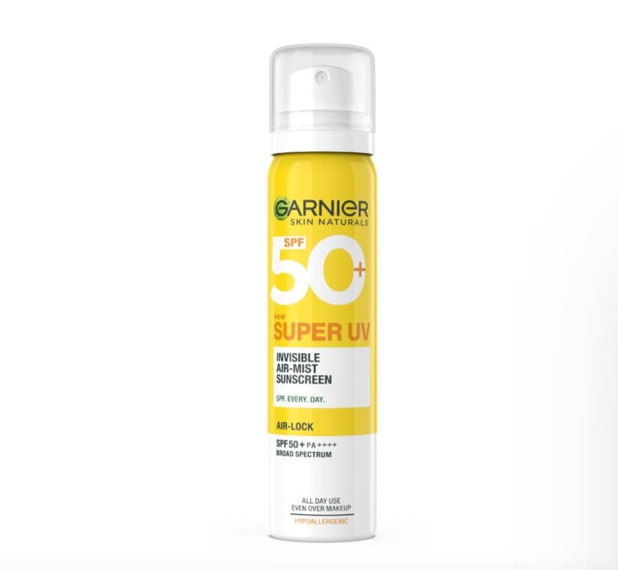 Garnier Super UV Invisible Air-Mist Sunscreen SPF 50+ PA++++