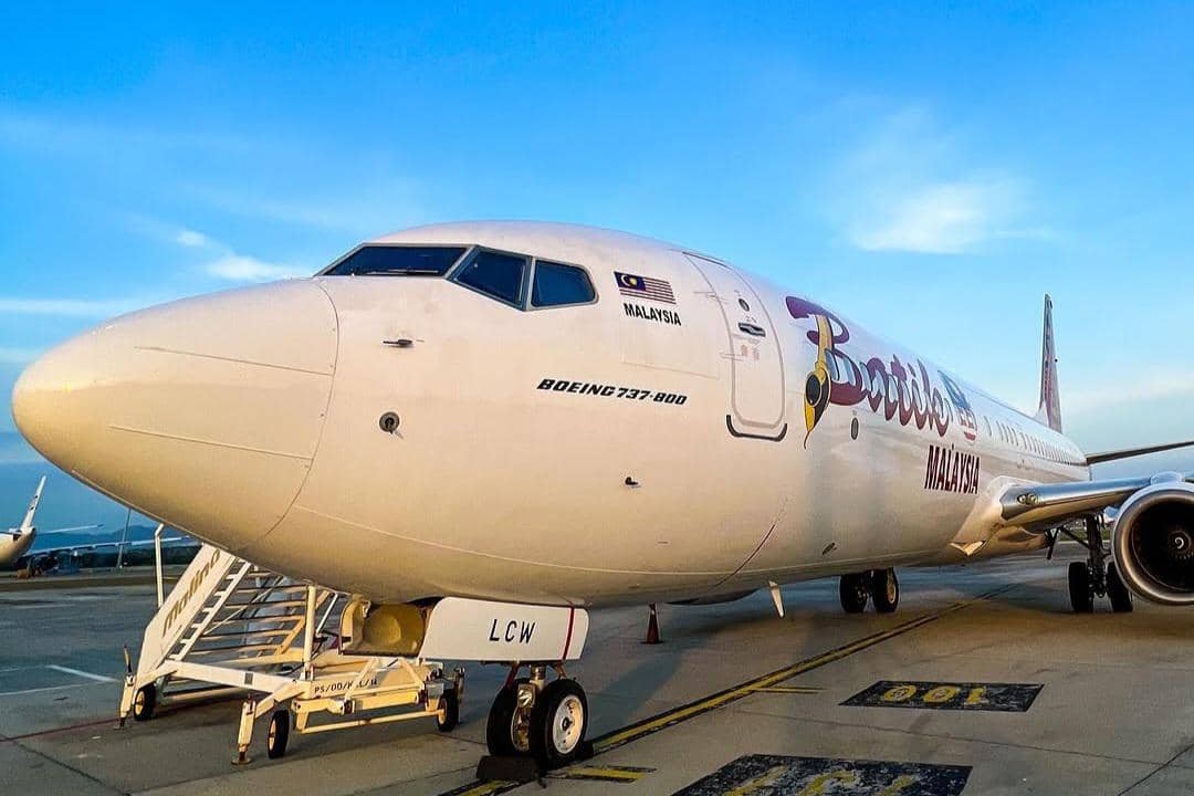 potret pesawat Batik Air Malaysia 