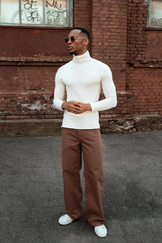 ilustrasi outfit baggy pants