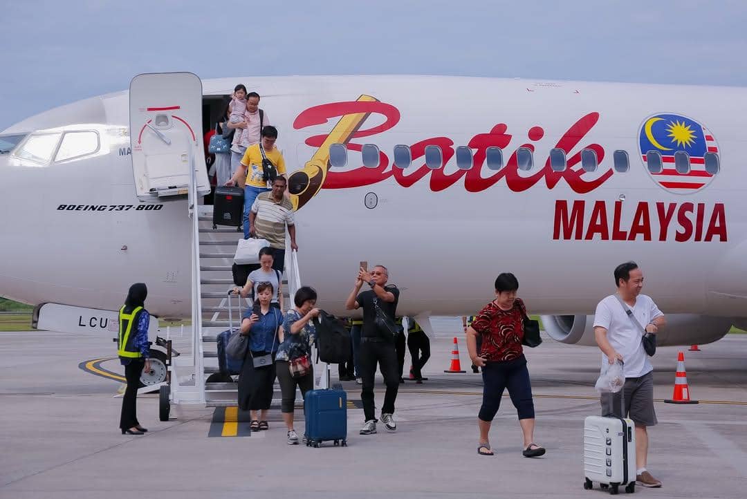 potret pesawat Batik Air Malaysia 