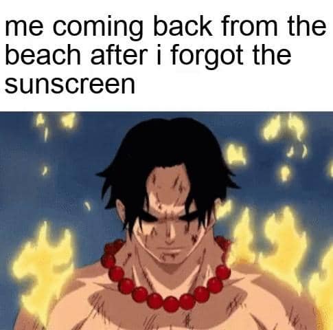 meme kartun tentang sunscreen