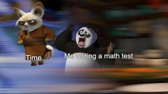 meme kartun tentang ujian matematika