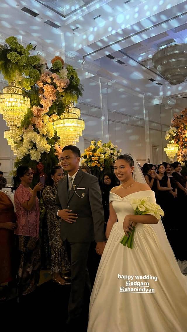 Pernikahan Edgar Nasution, Adik Raditya Dika (instagram.com/shanindyan)