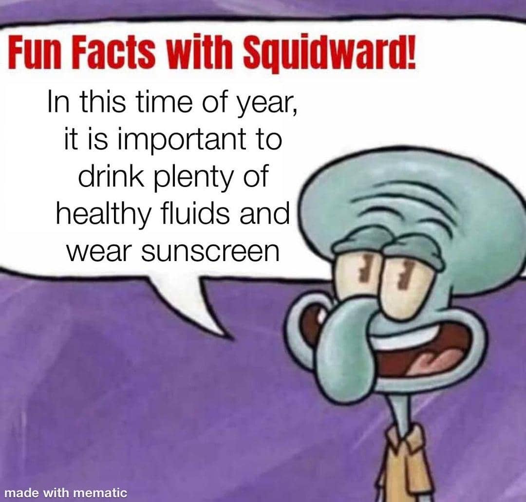 meme kartun tentang sunscreen