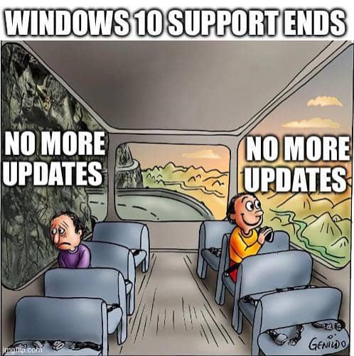 meme kocak Windows Update