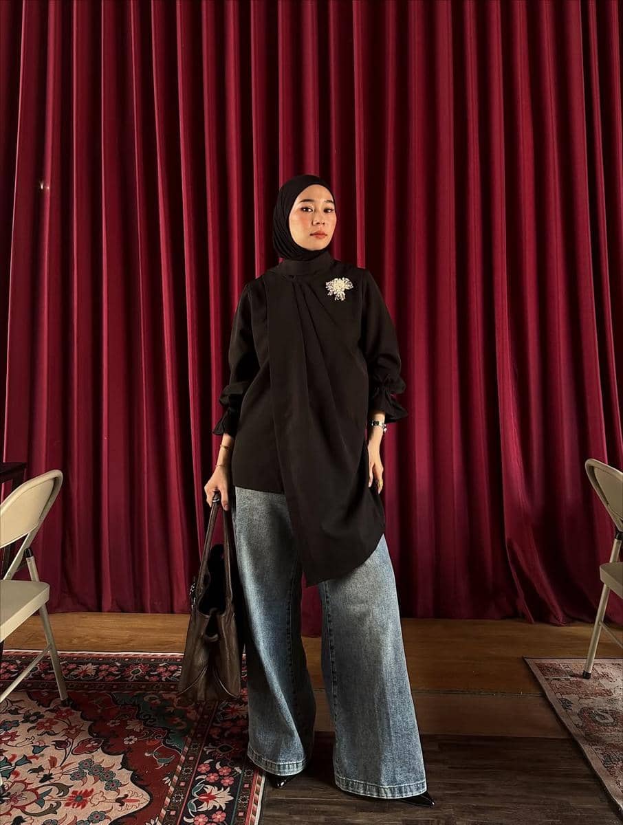 OOTD Blue Jeans ala Fitri Hasiani