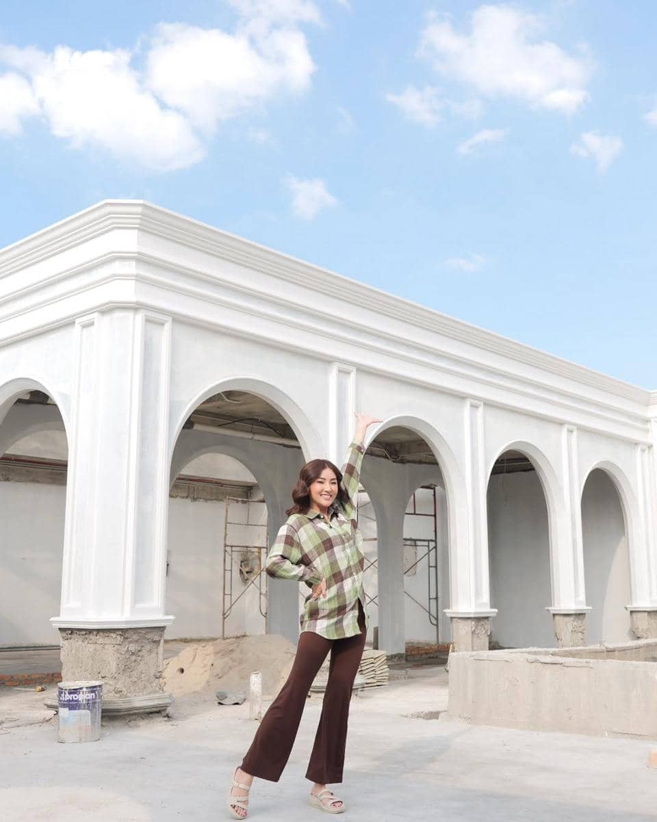 OOTD dengan flare jeans