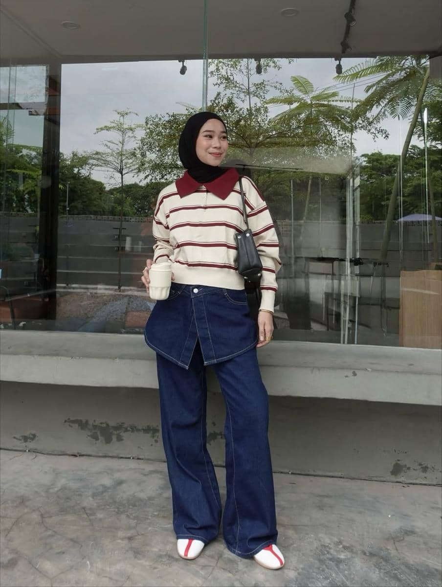 OOTD ke Kafe ala Fitri Hasiani