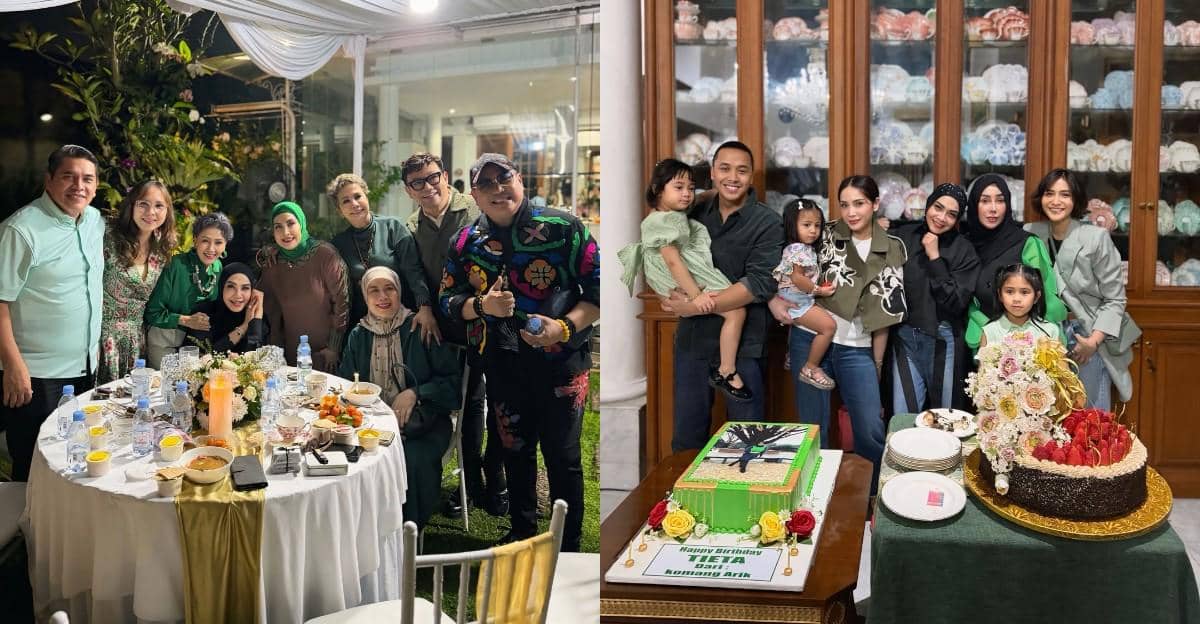 7 Potret Perayaan Ulang Tahun Ke-64 Rieta Amilia, Penuh Bahagia!