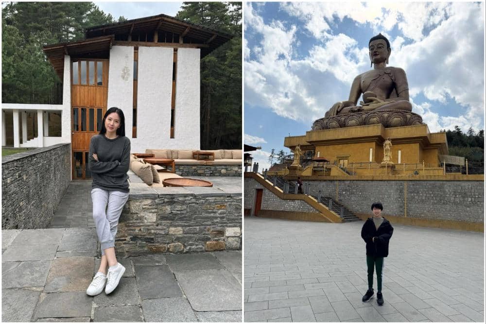 9 Potret Agnes Jennifer Berlibur di Bhutan, Santai Menikmati Alam!