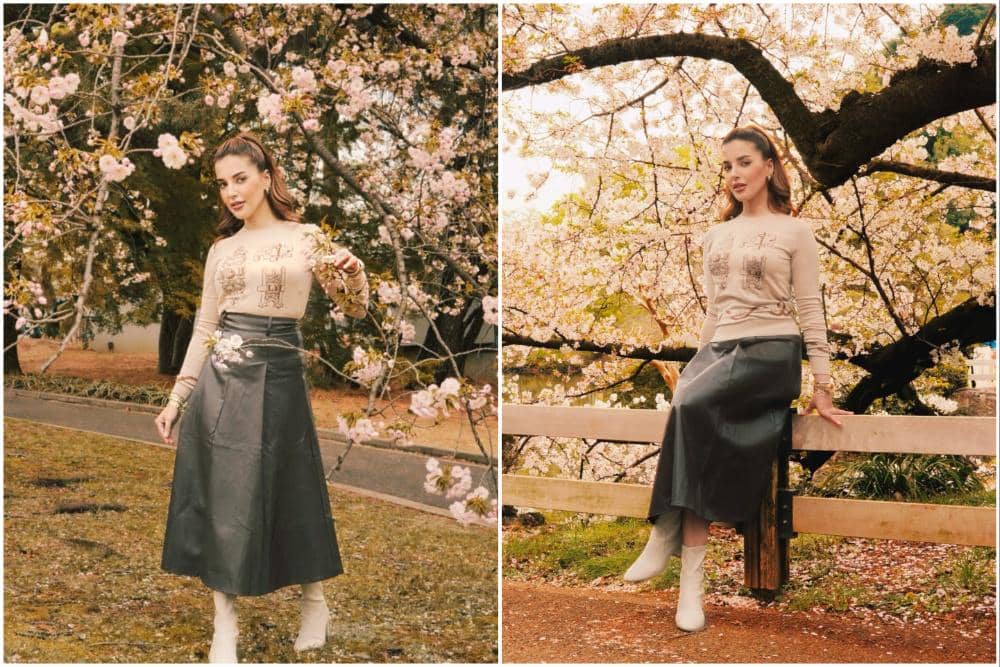 8 Photoshoot Tasya Farasya di Shinjuku Gyoen National Garden