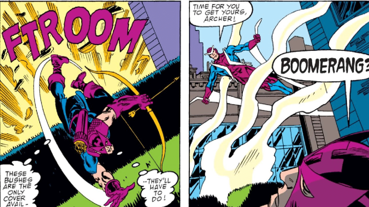 Hawkeye vs. Boomerang