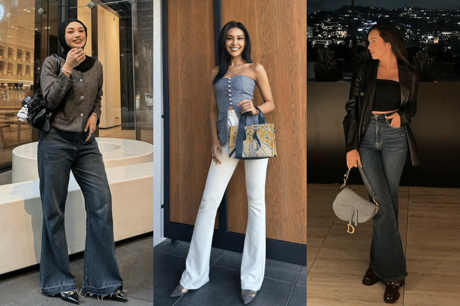 7 Padu Padan Outfit dengan Flare Jeans, Look yang Timeless!