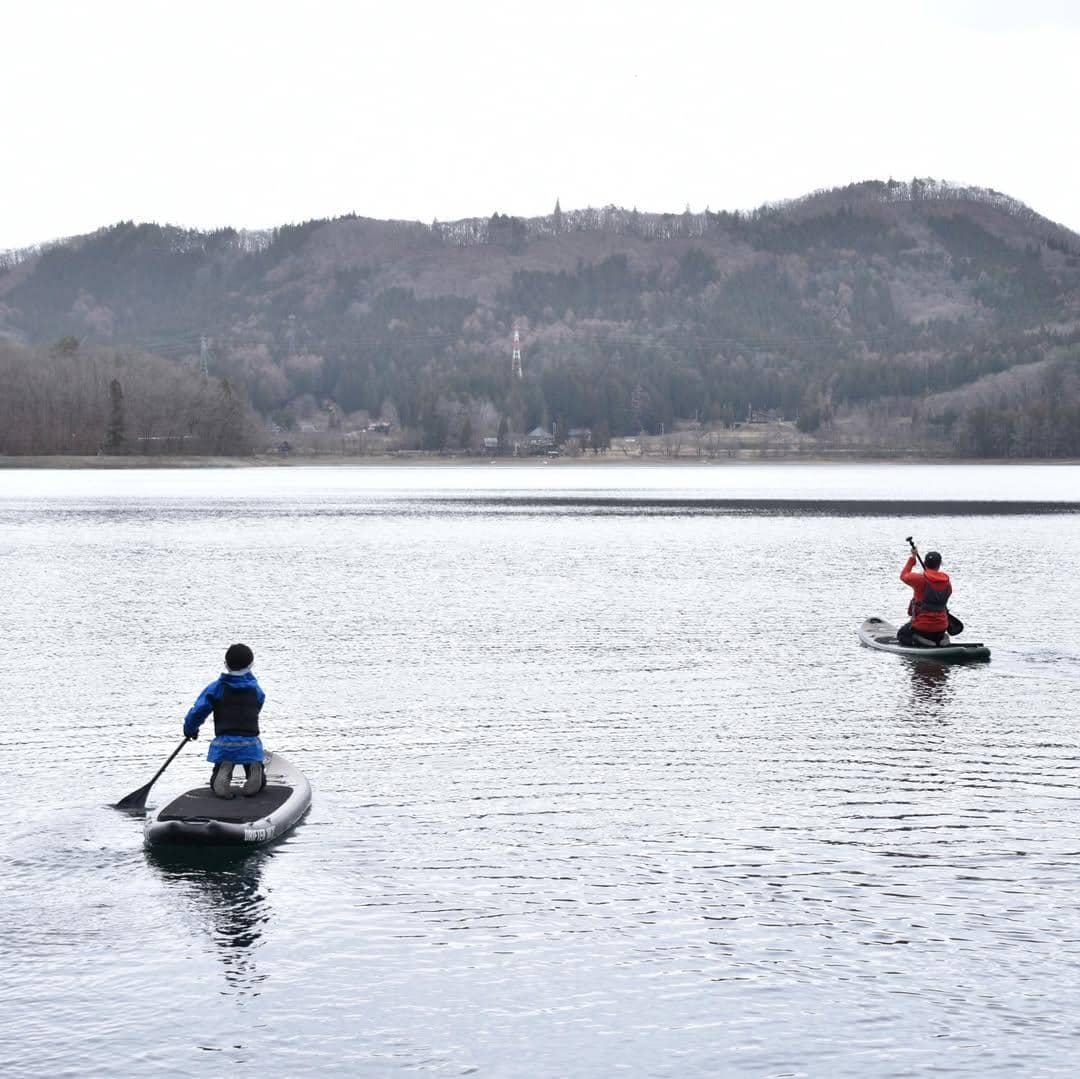 Ditto Percussion dan Sekala pertama kali naik paddleboard