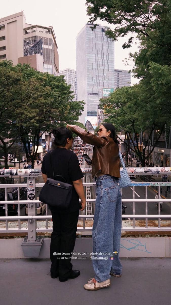 Keanu Agl berlibur di Jepang