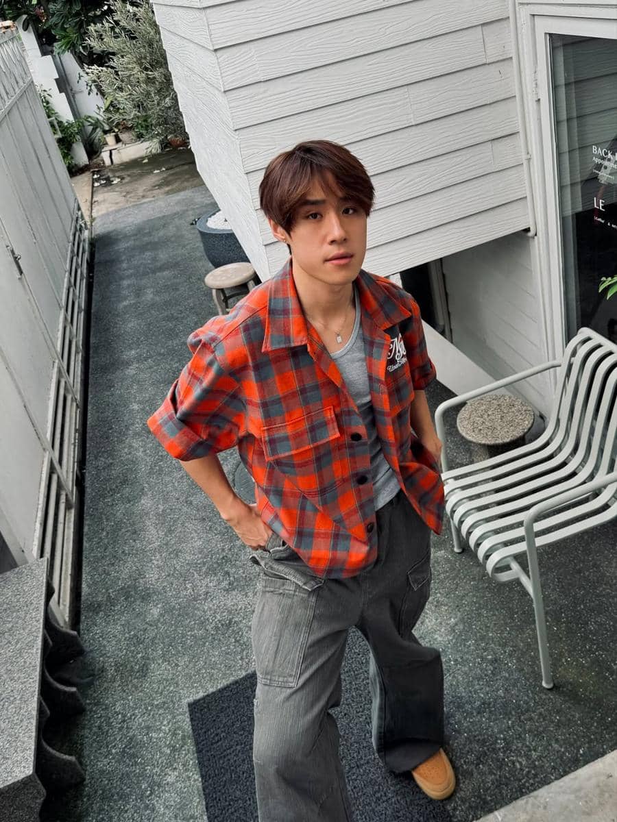 inspirasi outfit Nut Thanat LYKN