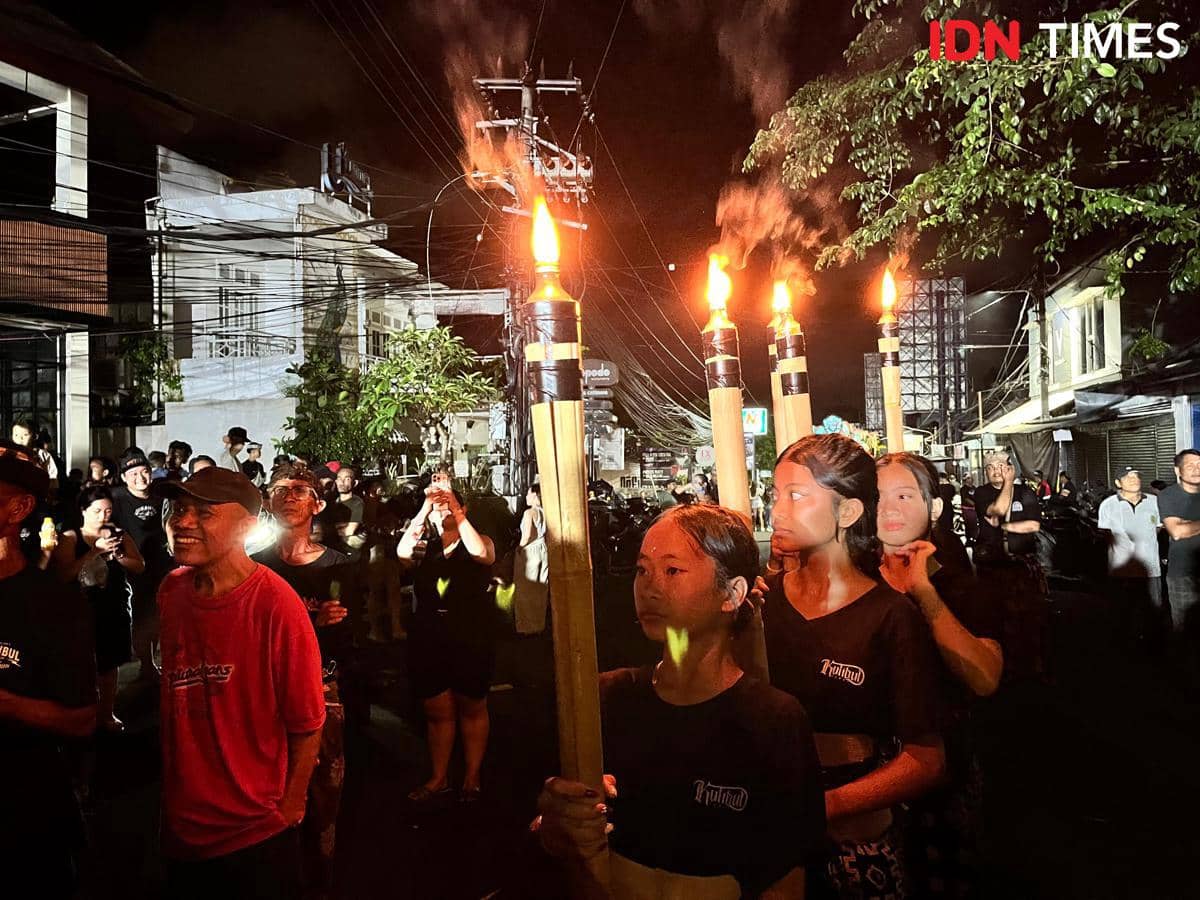 Potret ogoh-ogoh di Canggu, Bali, Maret 2026  