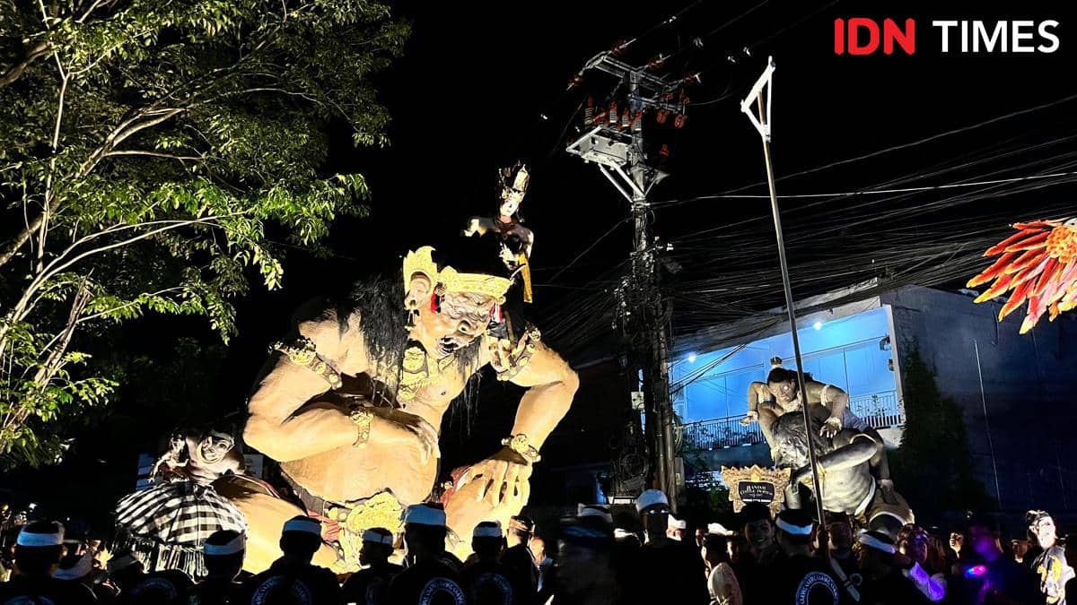 Potret ogoh-ogoh di Canggu, Bali, Maret 2026 