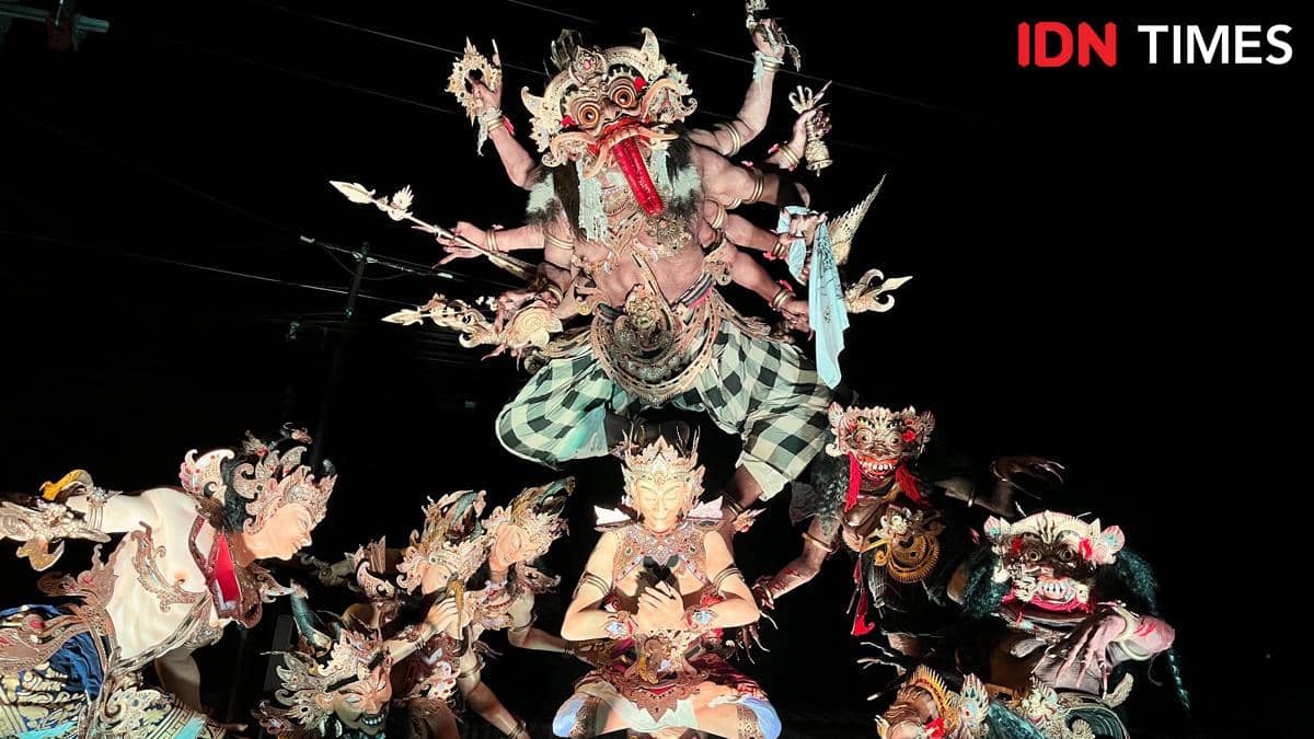 Potret ogoh-ogoh di Canggu, Bali, Maret 2026 