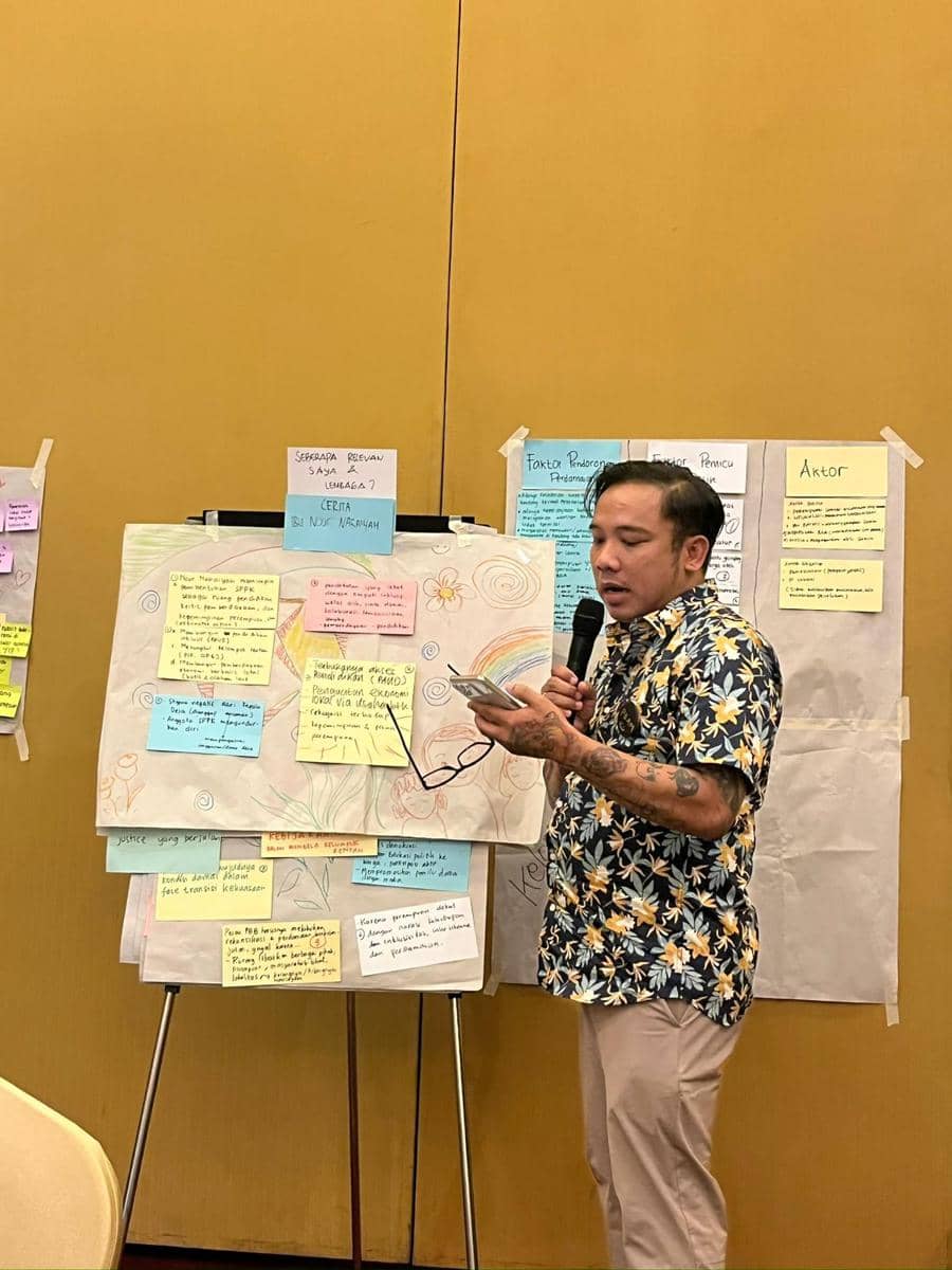 Orang dengan HIV (ODHIV) yang juga Manajer Keuangan Yayasan Kebaya Yogyakarta, Pram. (Dok. Istimewa)