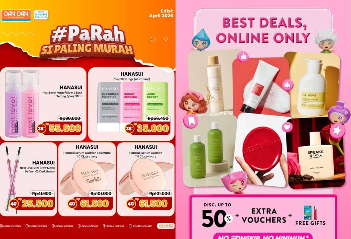 9 Promo Skincare-Makeup April 2026 di Aneka Retail, Hemat Bisa Glowing