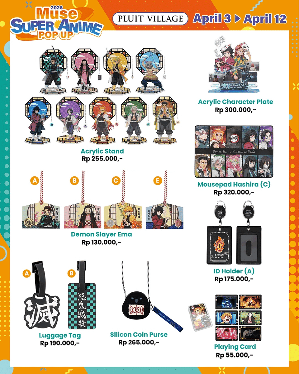 Merchandise Demon Slayer. (Dok. Muse Asia) 