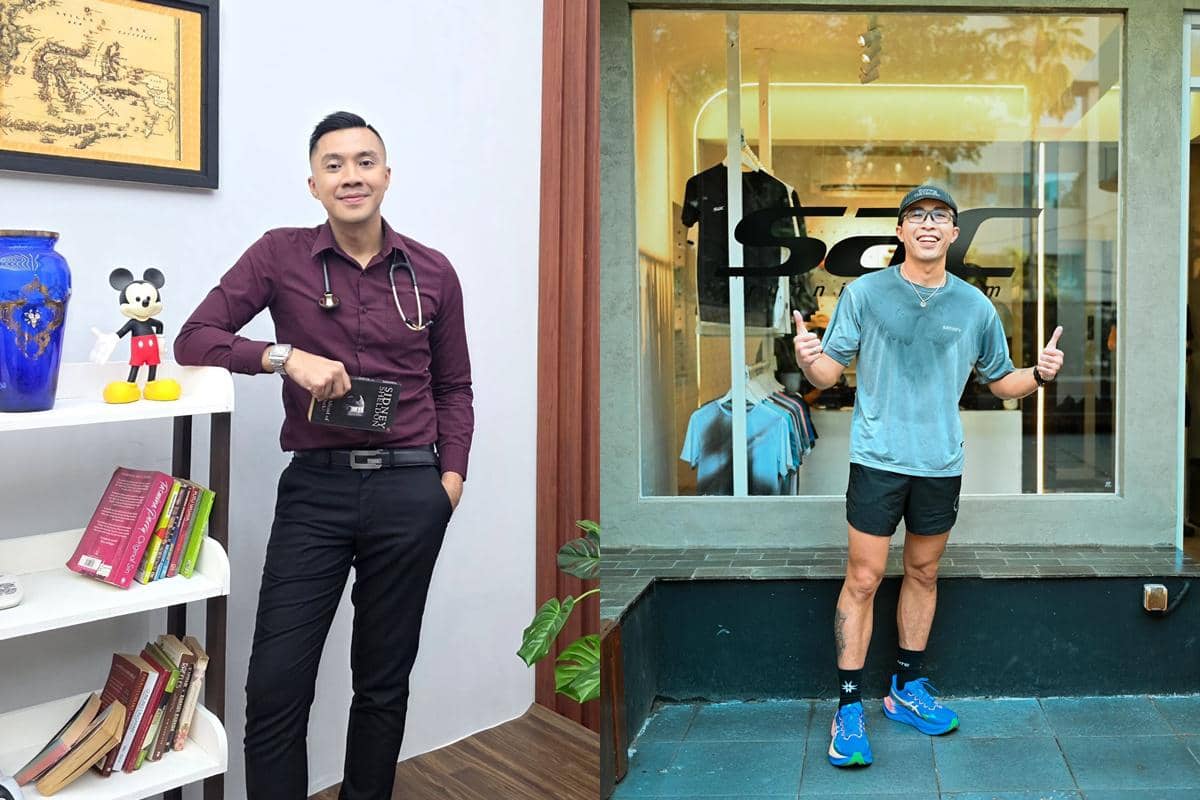 Kolase foto dr. Gia dan dr. Tirta