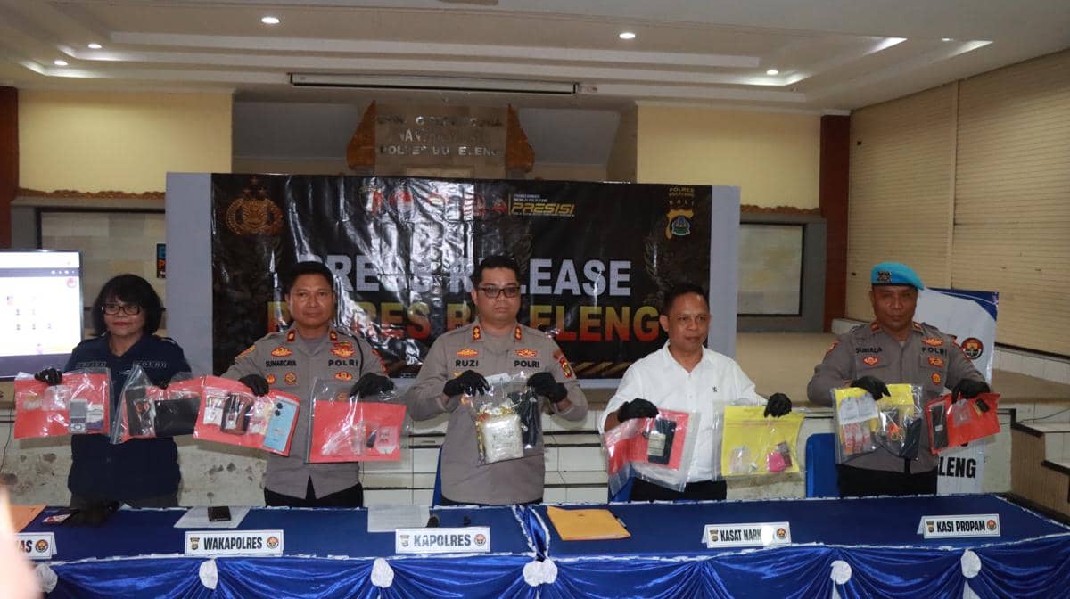 2 Pengedar Narkoba Tertangkap di Buleleng, Bawa 1 Kilogram Sabu