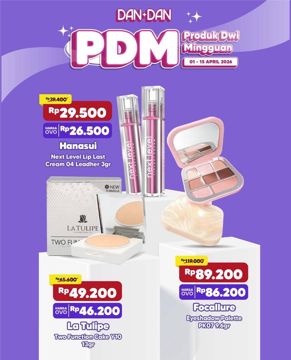 diskon skincare makeup bulan April 2026 