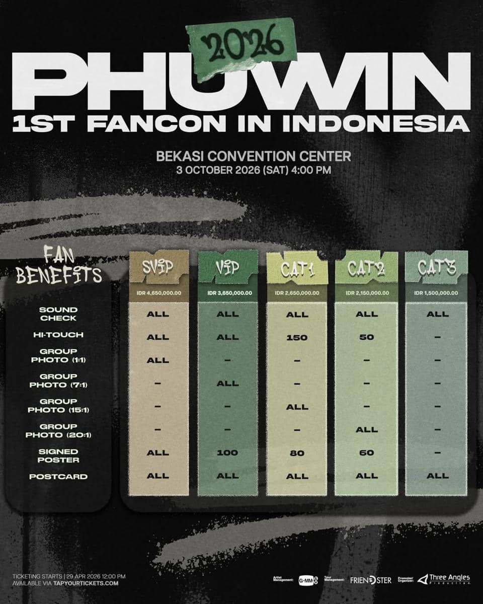 2026 Phuwin 1st Fancon in Indonesia