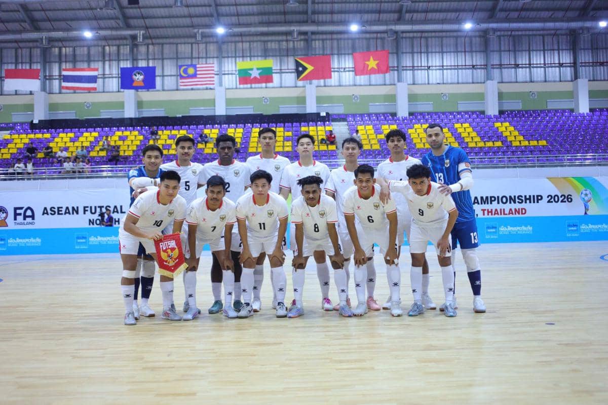 Timnas Futsal Indonesia lawan Malaysia di Piala AFF 2026. 