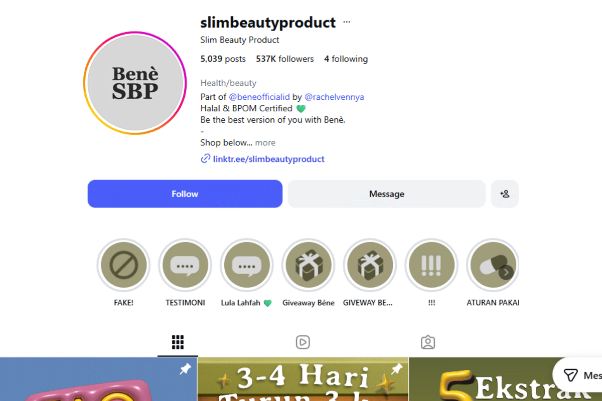 bisnis rachel vennya