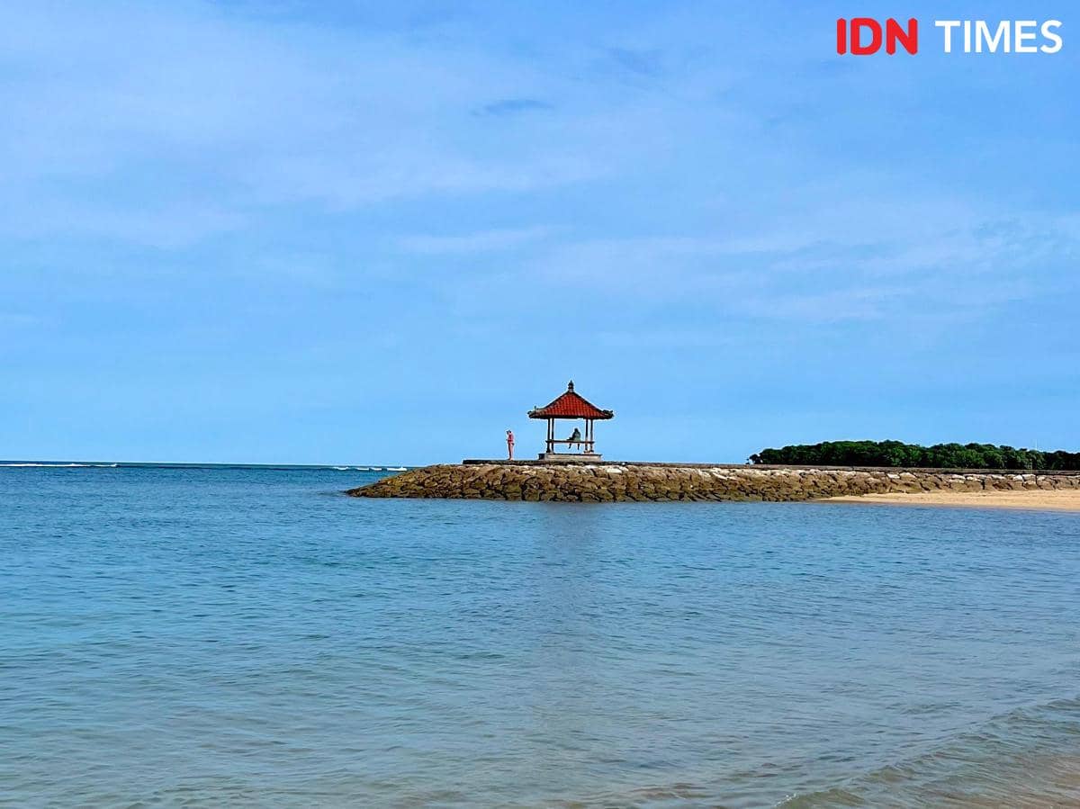 Potret Pantai Nusa Dua di Bali