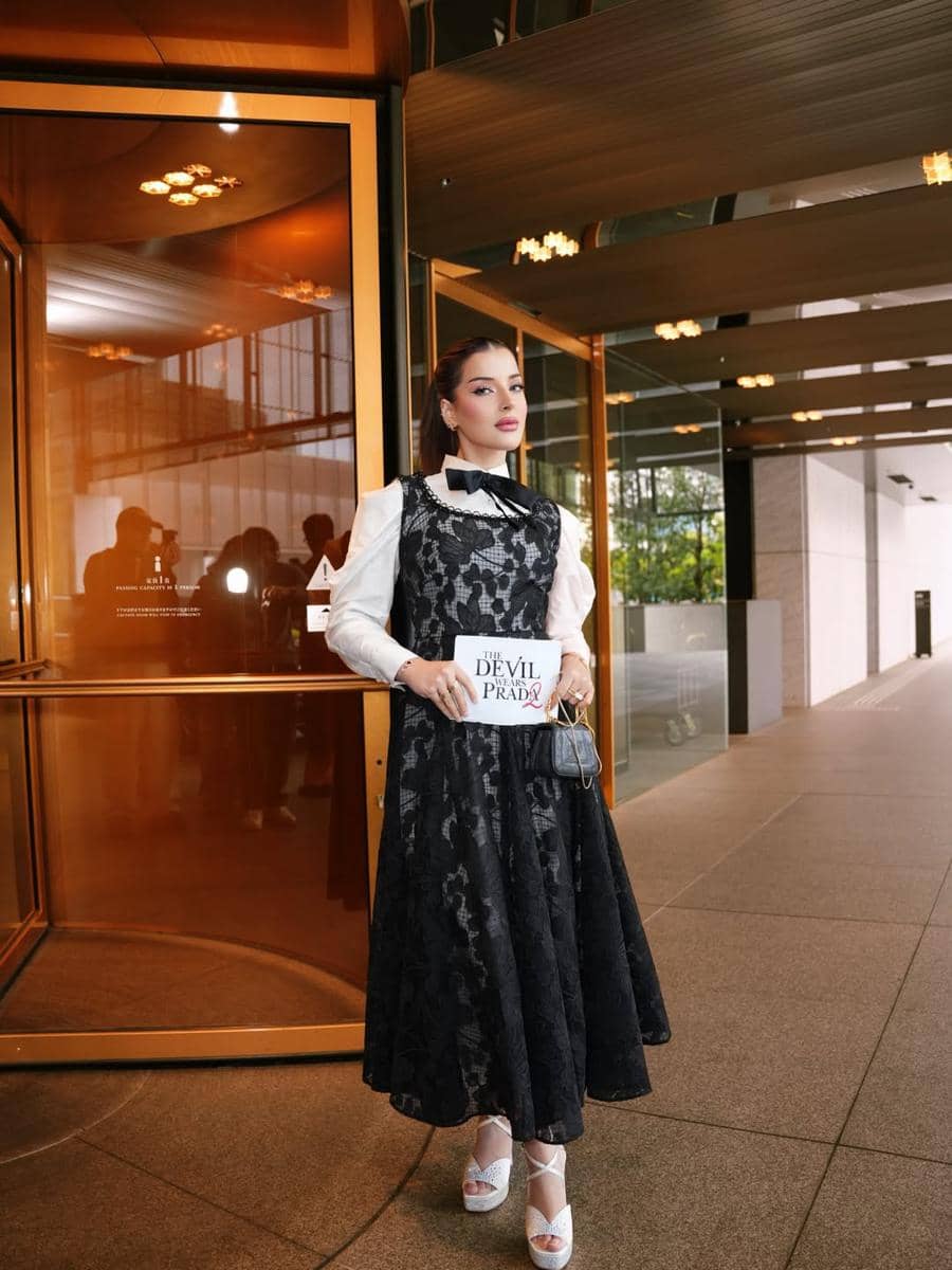 OOTD Tasya Farasya di Premiere Devil Wears Prada 2 (instagram.com/tasyafarasya)