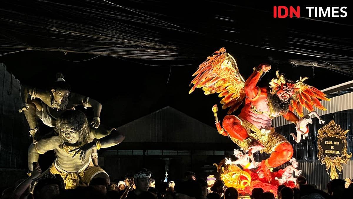 Potret ogoh-ogoh di Berawa, Bali, Maret 2026 