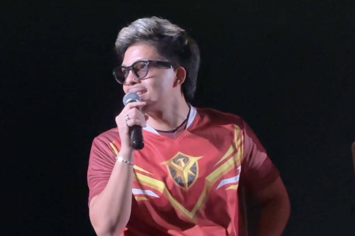 Atta Halilintar dalam konferensi pers film Garuda di Dadaku