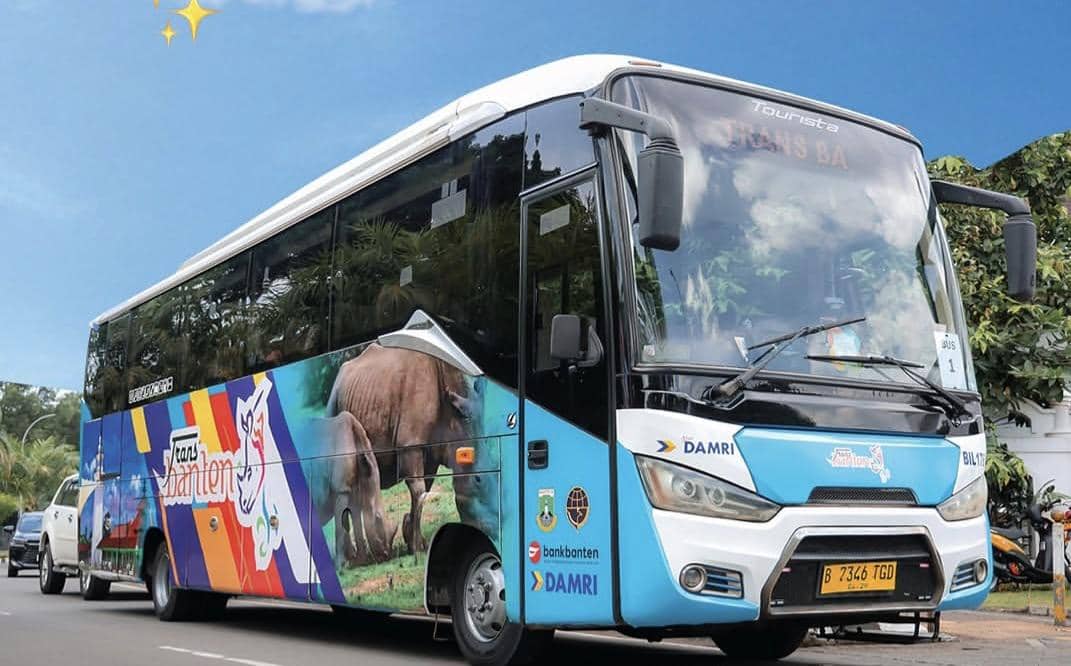 Ini penampakan unit Trans Banten yang bisa dimanfaatkan warga Banten (Dok. Instagram Damri Indonesia)
