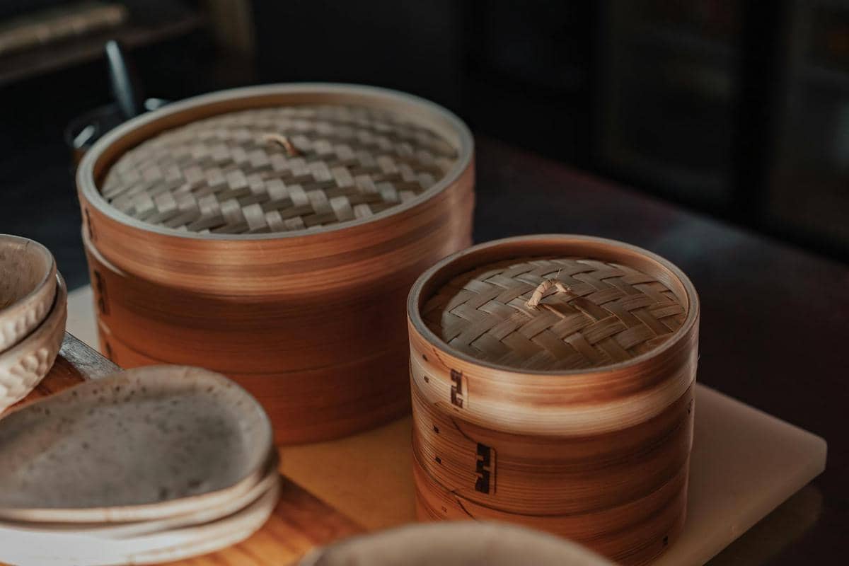 ilustrasi kotak makan bambu