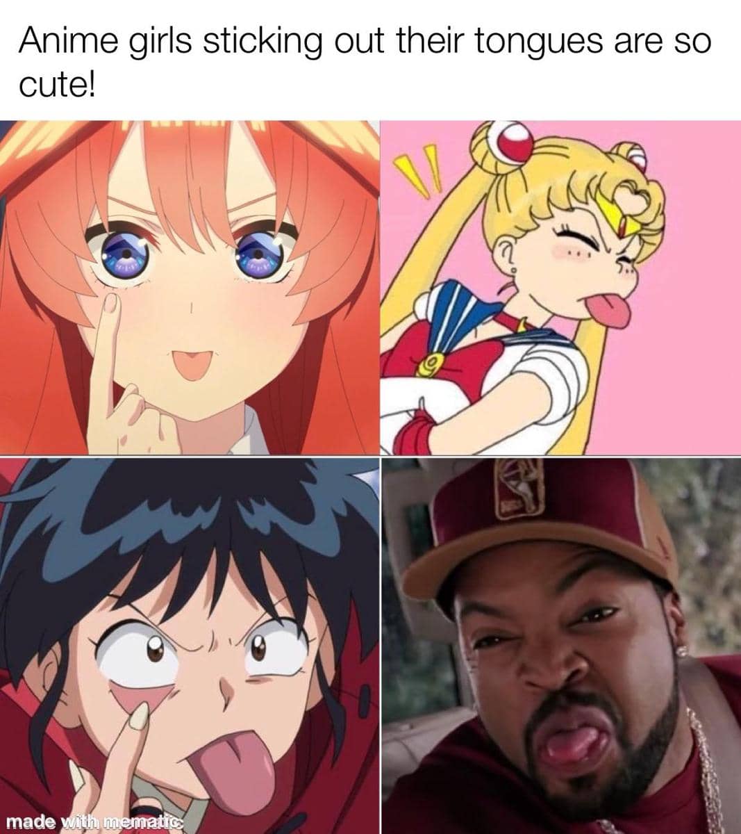 meme anime tentang lidah