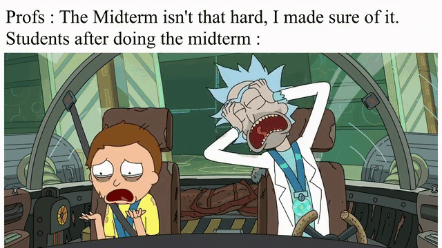 8 Meme Kartun tentang Ujian Tengah Semester, Pusing!